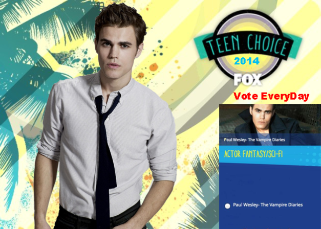 Teen Choice Awards 2014-Vote for Paul Wesley